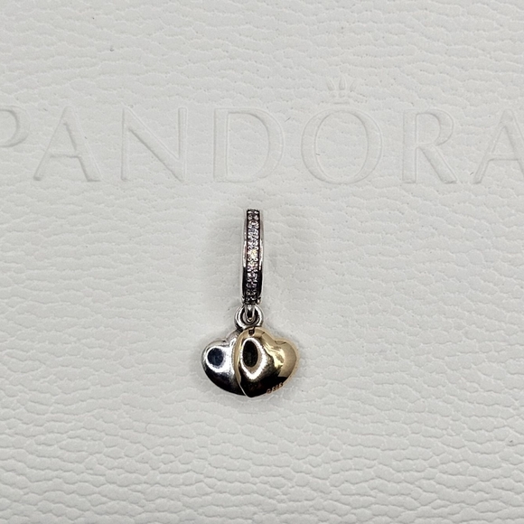 Authentic Pandora Dangle Charm With 14k Gold - Picture 5 of 9